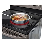LG 6.3 cu.ft. Oven | Built-In AirFry | 5 Burner Cooktop | Smart Wi-Fi, LREL6323D