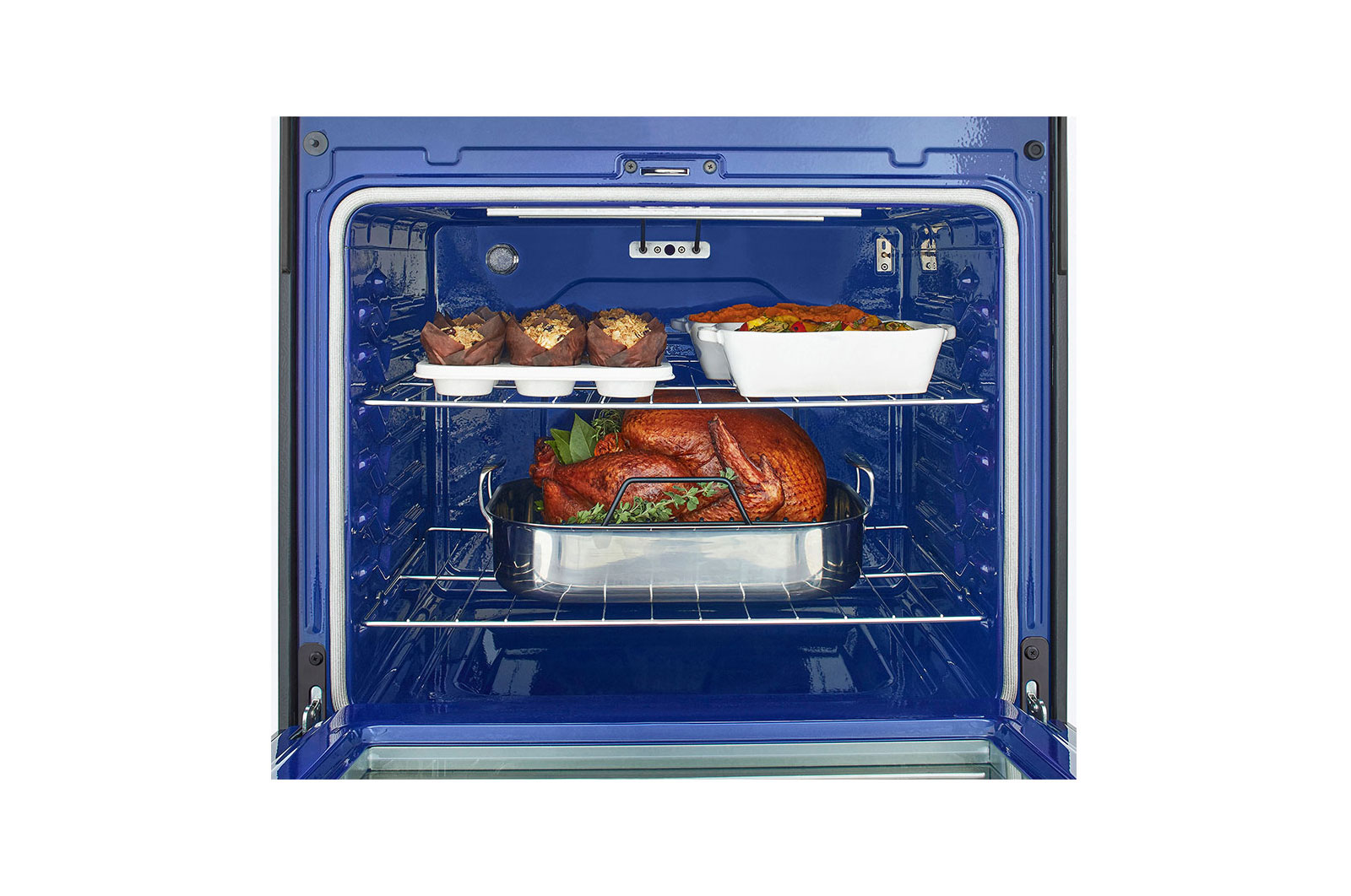 LG 6.3 cu.ft. Oven | Built-In AirFry | 5 Burner Cooktop | Smart Wi-Fi, LREL6323D