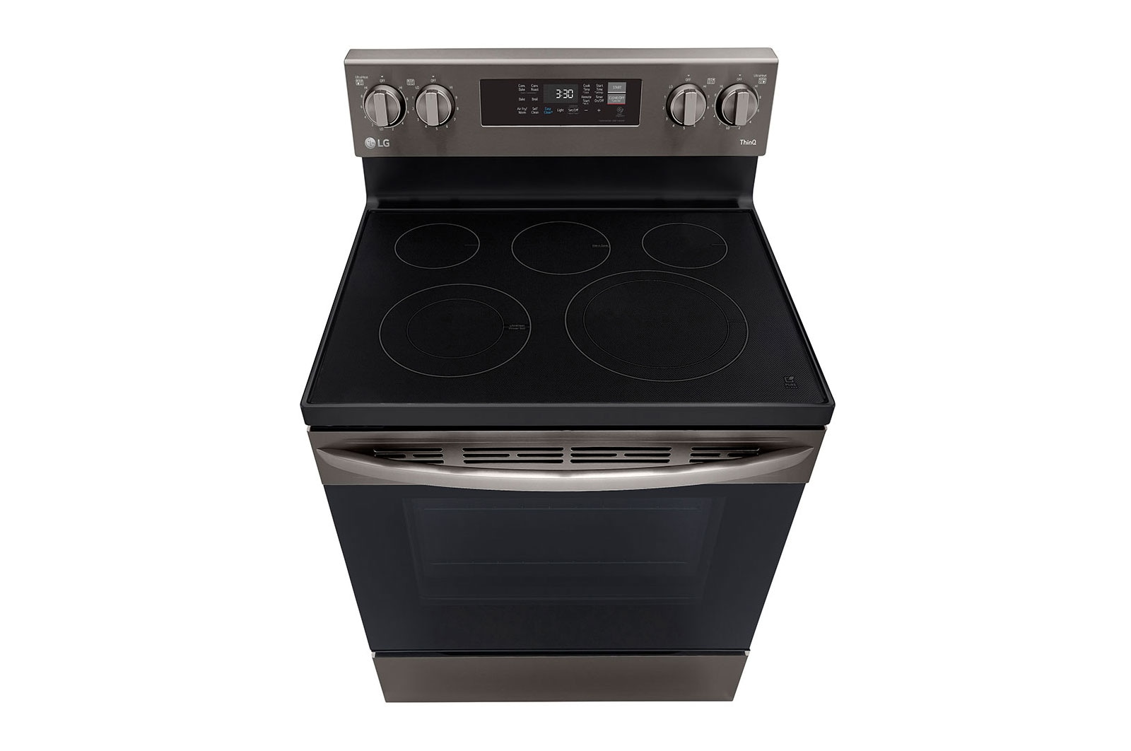 LG 6.3 cu.ft. Oven | Built-In AirFry | 5 Burner Cooktop | Smart Wi-Fi, LREL6323D