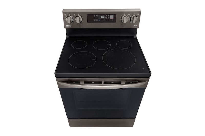 LG 6.3 cu.ft. Oven | Built-In AirFry | 5 Burner Cooktop | Smart Wi-Fi, LREL6323D