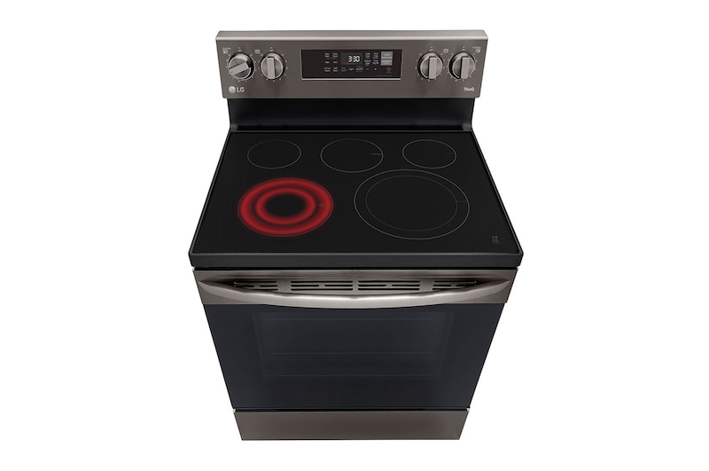LG 6.3 cu.ft. Oven | Built-In AirFry | 5 Burner Cooktop | Smart Wi-Fi, LREL6323D