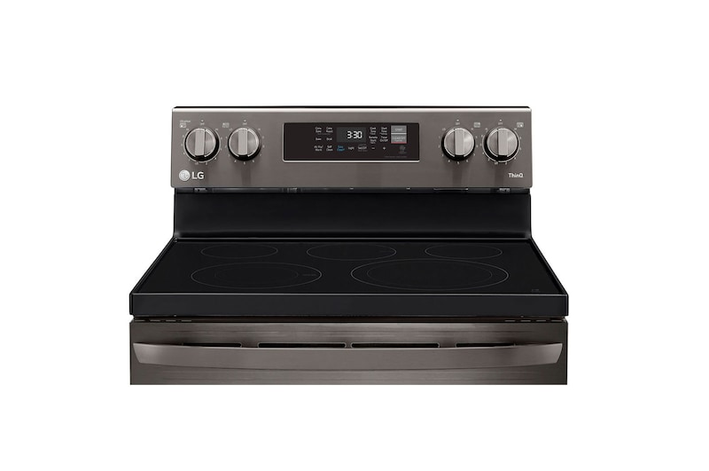LG 6.3 cu.ft. Oven | Built-In AirFry | 5 Burner Cooktop | Smart Wi-Fi, LREL6323D