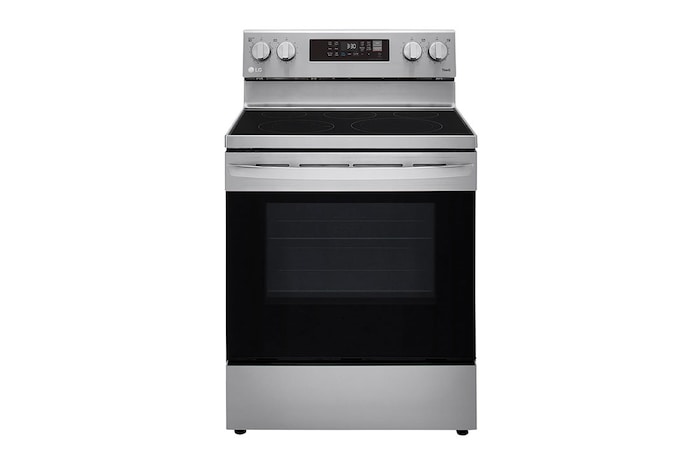 LG 6.3 cu. ft. capacity, Electric Range, Stainless Steel, Air Fry Technology, Multiple Cooking Settings, LED Touch Control, LREL6323S