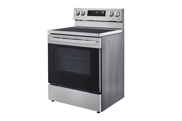 LG 6.3 cu. ft. capacity, Electric Range, Stainless Steel, Air Fry Technology, Multiple Cooking Settings, LED Touch Control, LREL6323S