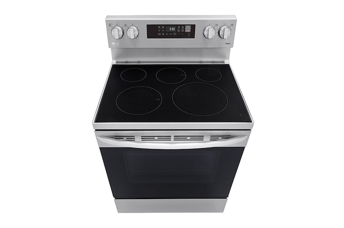 LG 6.3 cu. ft. capacity, Electric Range, Stainless Steel, Air Fry Technology, Multiple Cooking Settings, LED Touch Control, LREL6323S