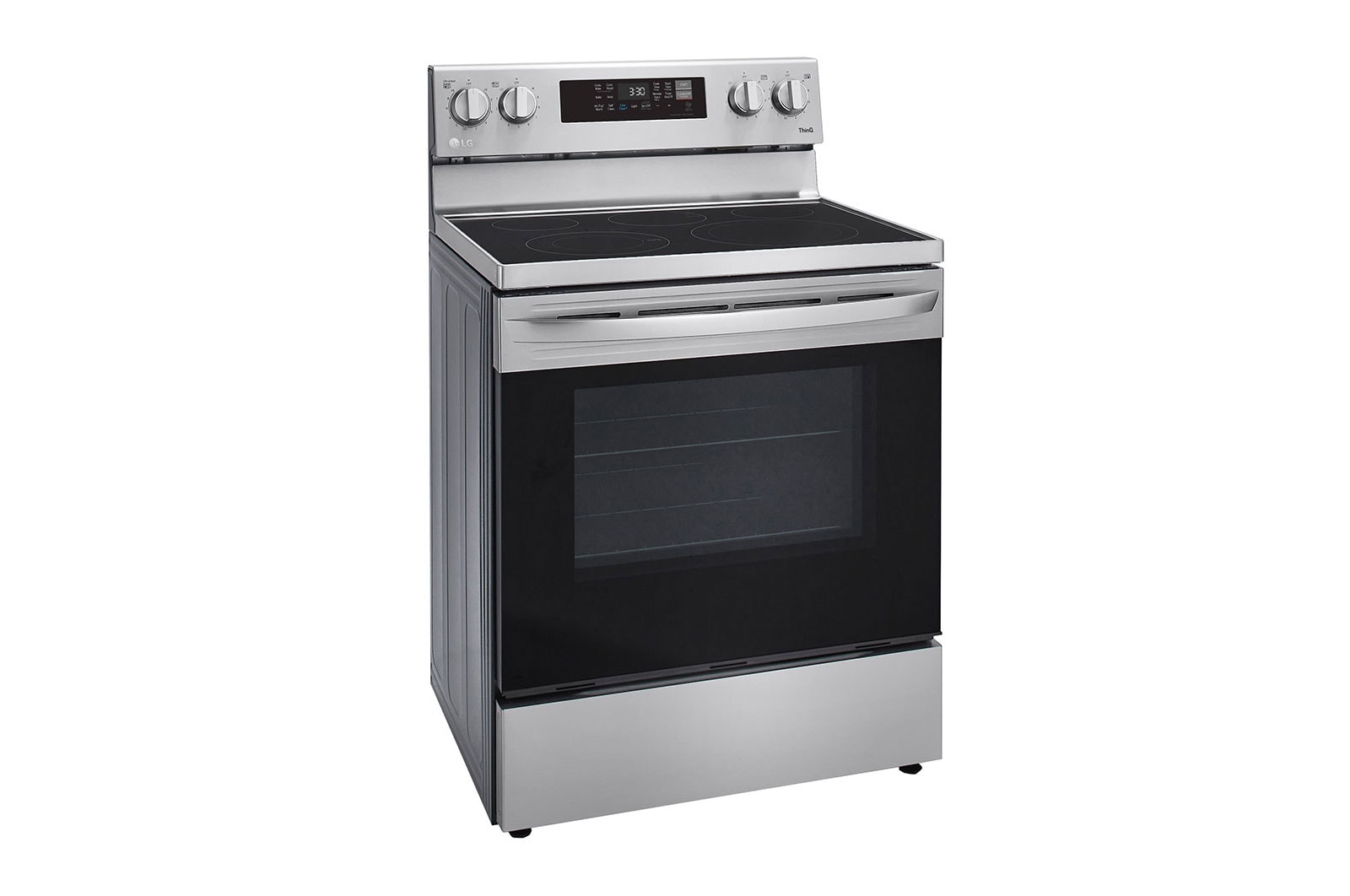 LG 6.3 cu. ft. capacity, Electric Range, Stainless Steel, Air Fry Technology, Multiple Cooking Settings, LED Touch Control, LREL6323S