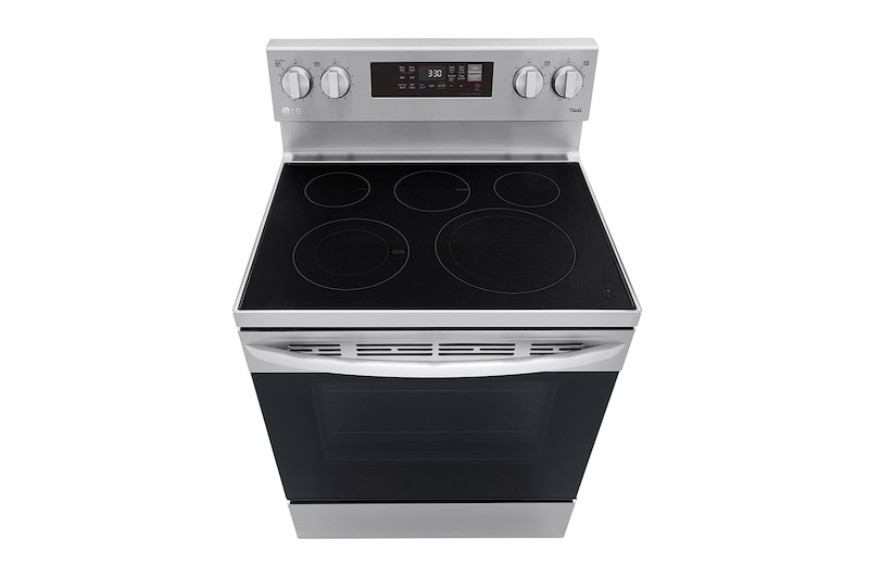 LG 6.3 cu. ft. capacity, Electric Range, Stainless Steel, Air Fry Technology, Multiple Cooking Settings, LED Touch Control, LREL6323S