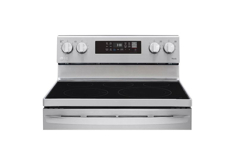 LG 6.3 cu. ft. capacity, Electric Range, Stainless Steel, Air Fry Technology, Multiple Cooking Settings, LED Touch Control, LREL6323S