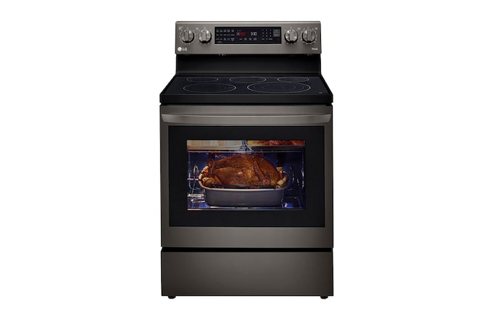 LG 6.3 cu ft. Electric Oven with Air Fry | Smart Wi-Fi | InstaView, LREL6325D