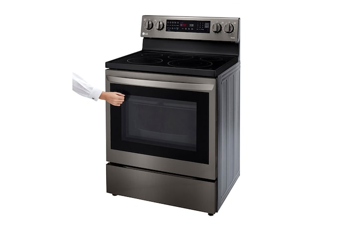 LG 6.3 cu ft. Electric Oven with Air Fry | Smart Wi-Fi | InstaView, LREL6325D