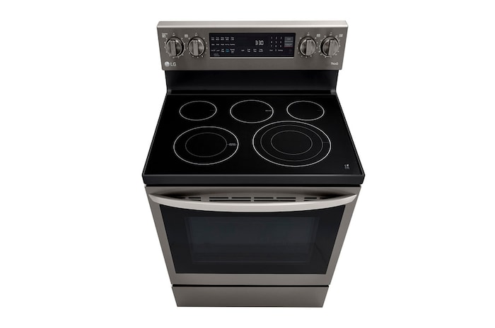 LG 6.3 cu ft. Electric Oven with Air Fry | Smart Wi-Fi | InstaView, LREL6325D