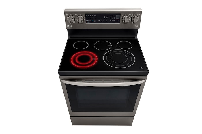LG 6.3 cu ft. Electric Oven with Air Fry | Smart Wi-Fi | InstaView, LREL6325D
