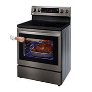 LG 6.3 cu ft. Electric Oven with Air Fry | Smart Wi-Fi | InstaView, LREL6325D