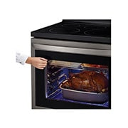 LG 6.3 cu ft. Electric Oven with Air Fry | Smart Wi-Fi | InstaView, LREL6325D