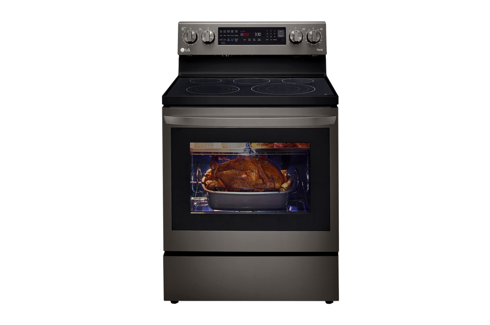 LG 6.3 cu ft. Electric Oven with Air Fry | Smart Wi-Fi | InstaView, LREL6325D