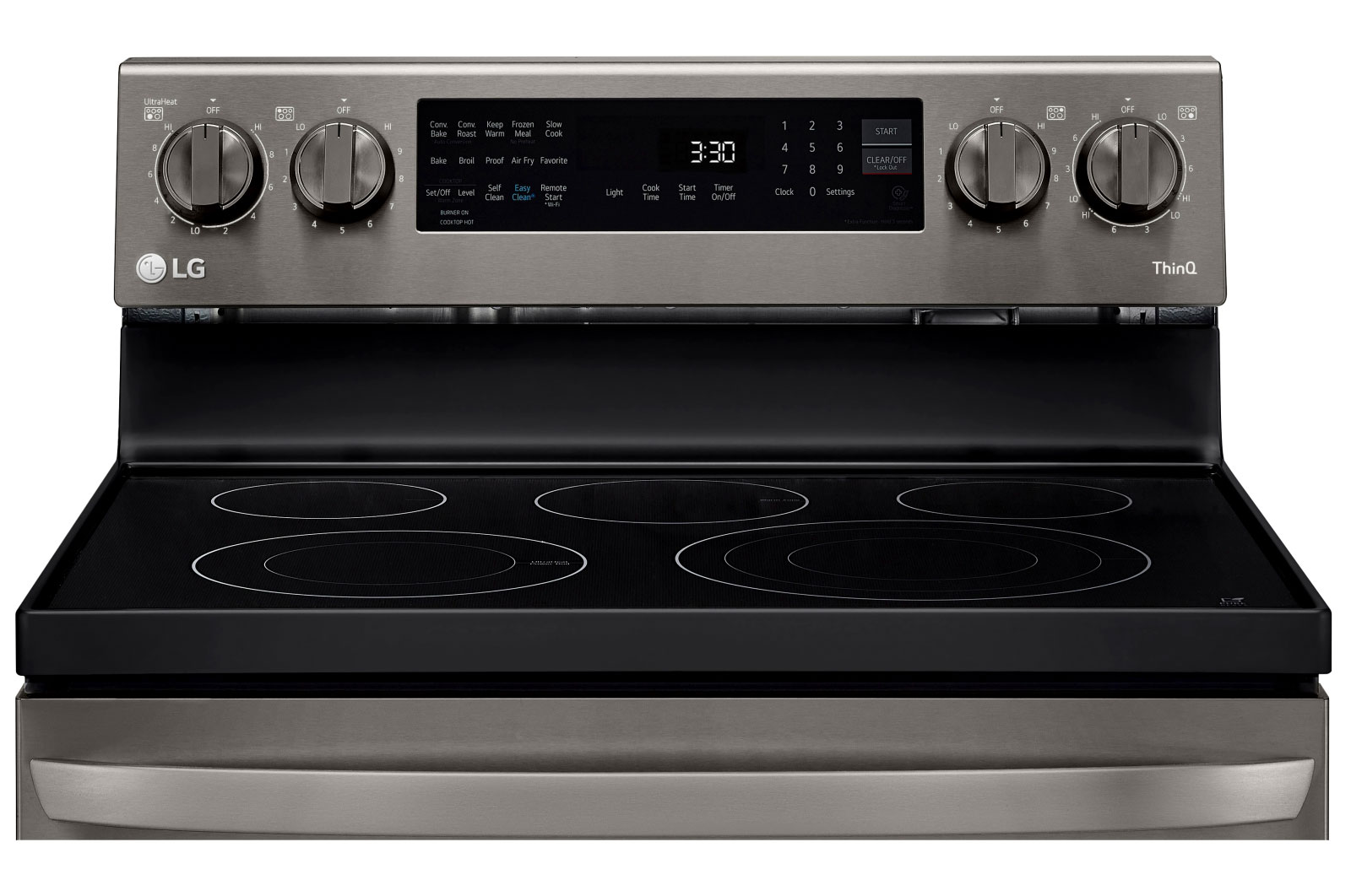 LG 6.3 cu ft. Electric Oven with Air Fry | Smart Wi-Fi | InstaView, LREL6325D