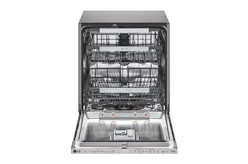 المنظر الأمامي للغسالة مع فتح الباب