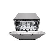 المنظر الداخلي للغسالة مع إظهار أذرع الغسيل الأربع