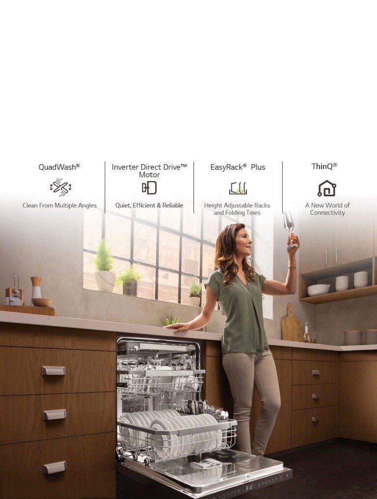 Four Reasons to Own an LG QuadWash® Dishwasher