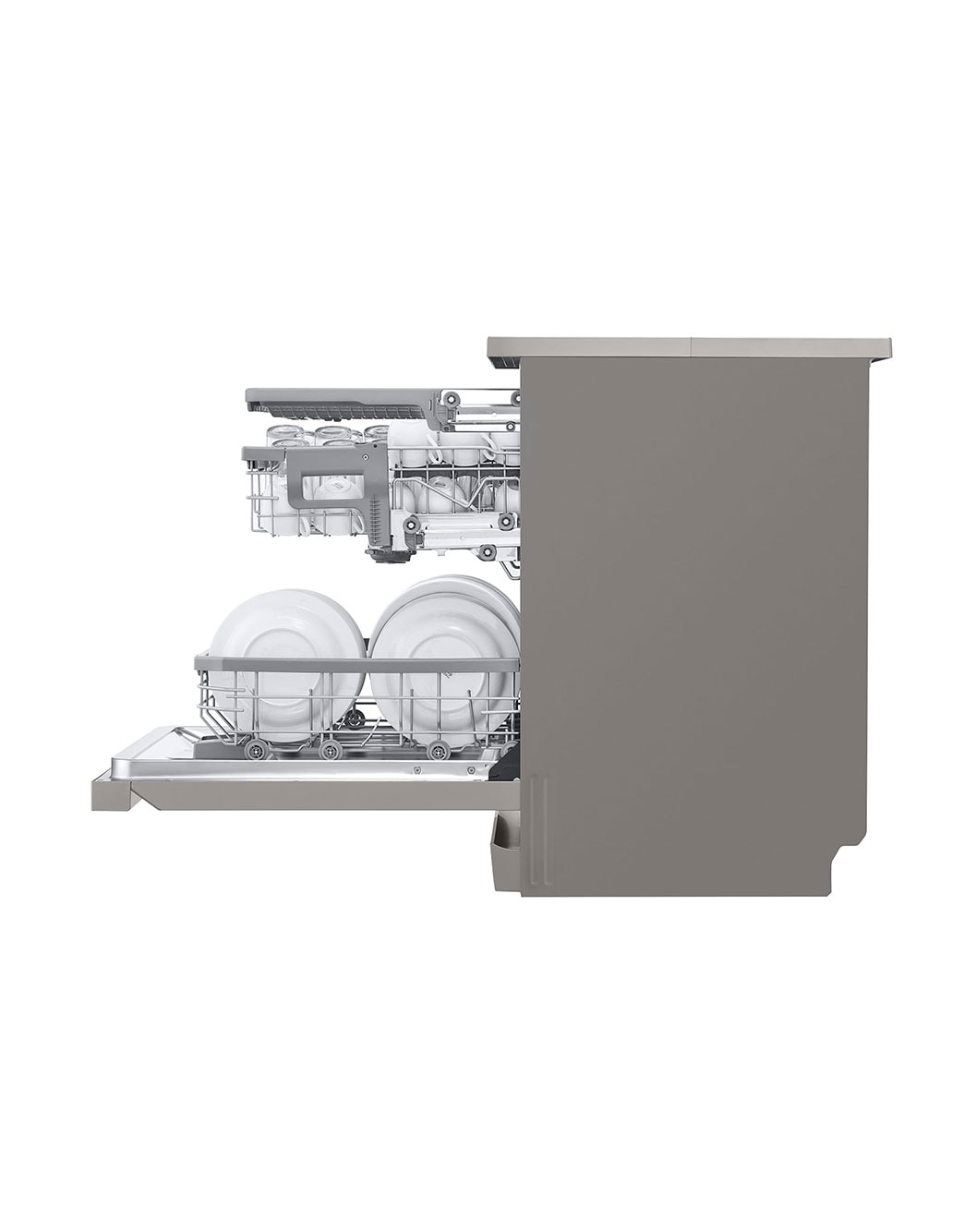 LG QuadWash™ Dishwasher,14 Place Setting, EasyRack™ Plus, Less