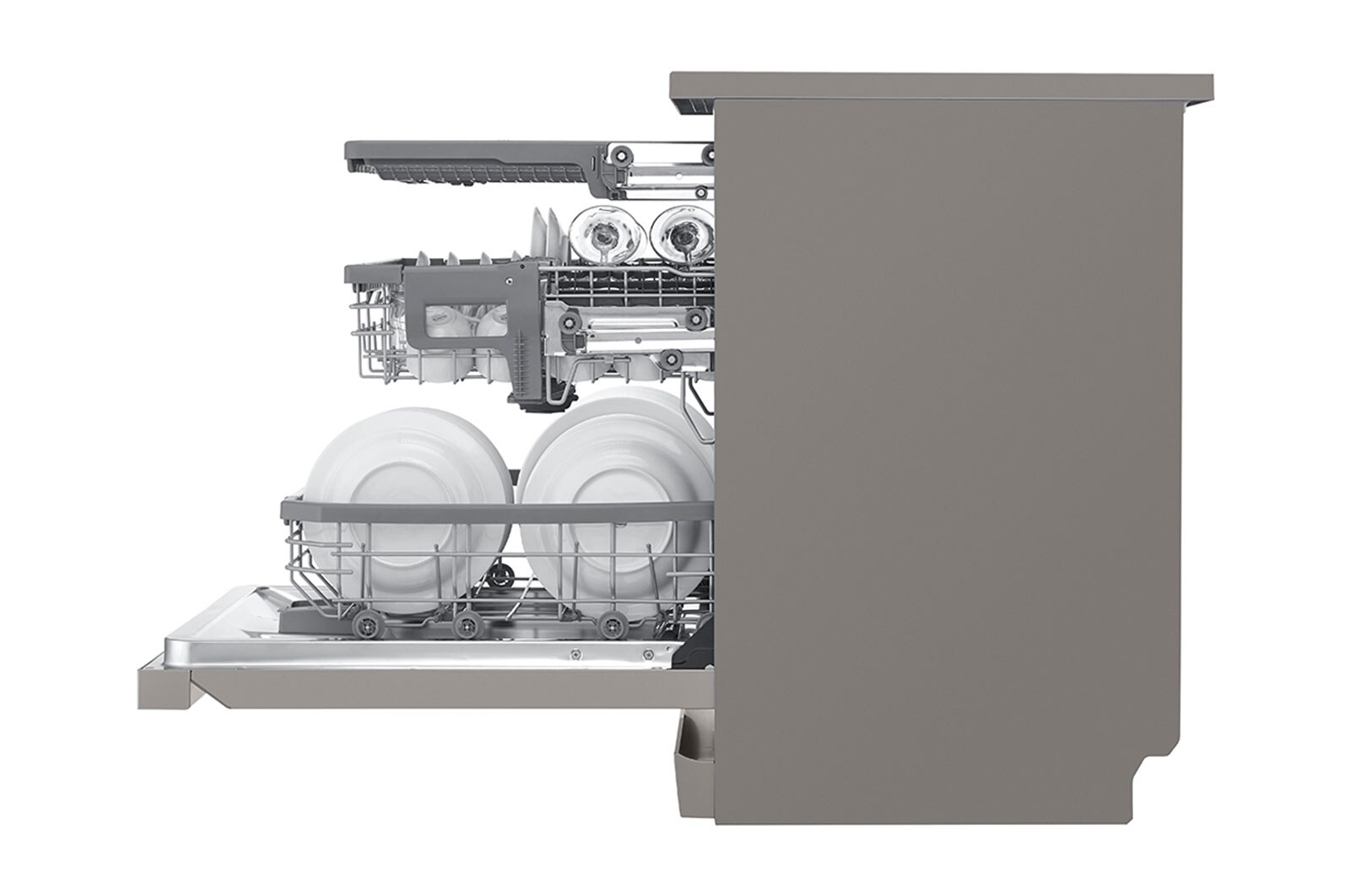 LG QuadWash™ | 14 Place Setting | TrueSteam™ | ThinQ | EasyRack™ Plus, DFB425FP