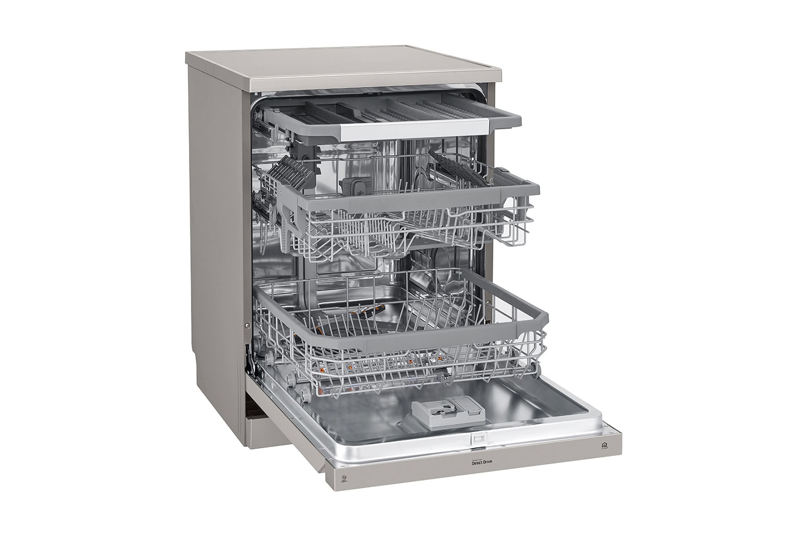 LG QuadWash™ | 14 Place Setting | TrueSteam™ | ThinQ | EasyRack™ Plus, DFB425FP