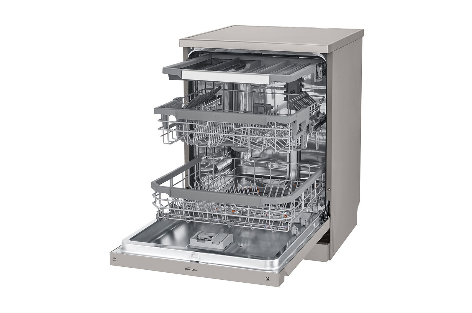 LG QuadWash™ | 14 Place Setting | TrueSteam™ | ThinQ | EasyRack™ Plus, DFB425FP
