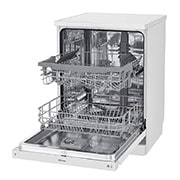 LG QuadWash™ Dishwasher, TrueSteam™, EasyRack™ Plus, Dual Zone Wash, Turbo Cycle,White Color , DFB425FW