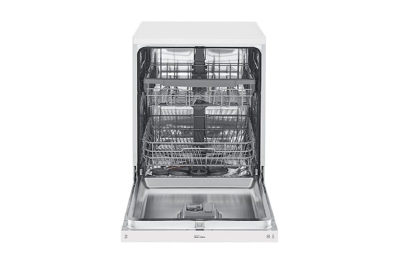 LG QuadWash™ | TrueSteam™ | EasyRack Plus | Dual Zone Wash | Turbo Cycle, DFB425FW