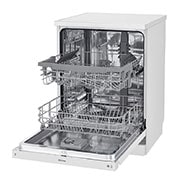 LG QuadWash™ Dishwasher,14 Place Setting, EasyRack™ Plus, Dul Zone Wash, Inverter Direct Drive Motor, ThinQ,  White Color, DFB512FW