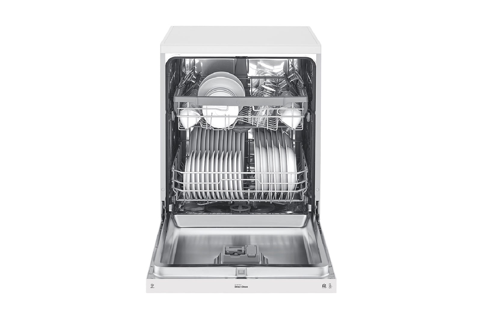 LG QuadWash | 14 Place | EasyRack | Dul Zone Wash | Inver. Direct Drive, DFB512FW
