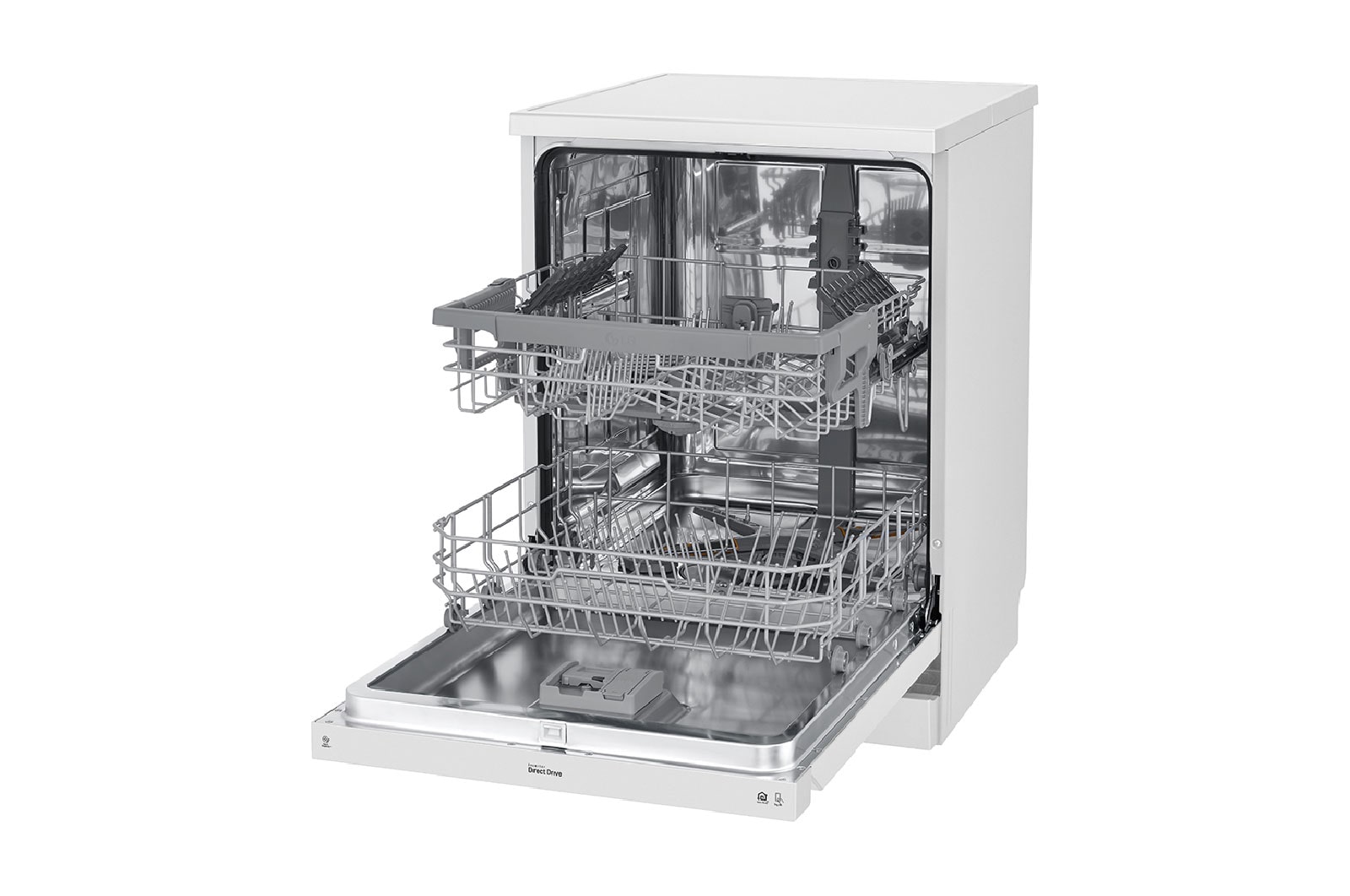 LG QuadWash | 14 Place | EasyRack | Dul Zone Wash | Inver. Direct Drive, DFB512FW
