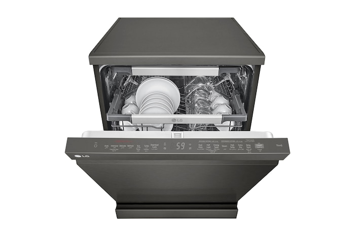 front  half door open view