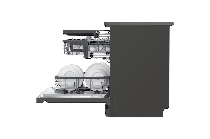 side view door open shelf up