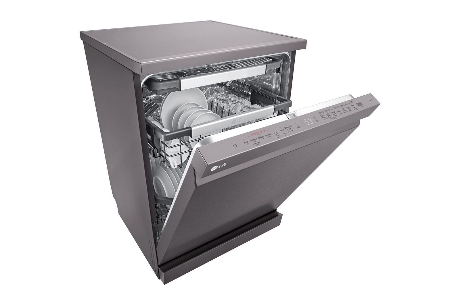 14 Place Setting Dishwasher, Matte Black Color,Quad Wash, Easy Rack