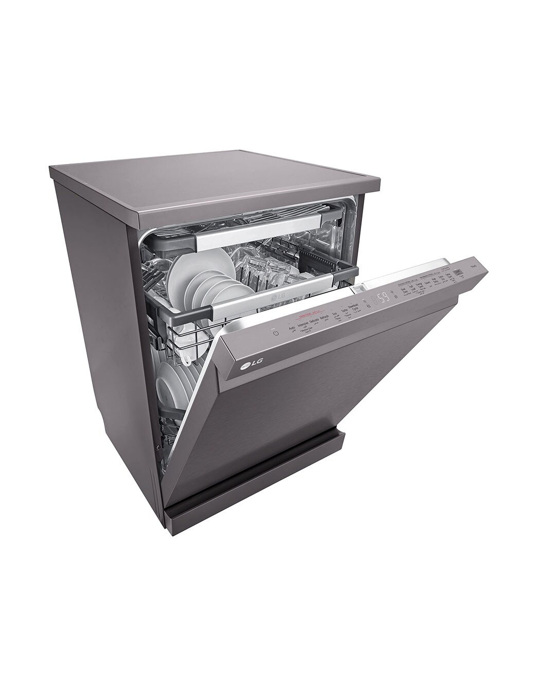 14 Place Setting Dishwasher, Matte Black Color,Quad Wash, Easy Rack