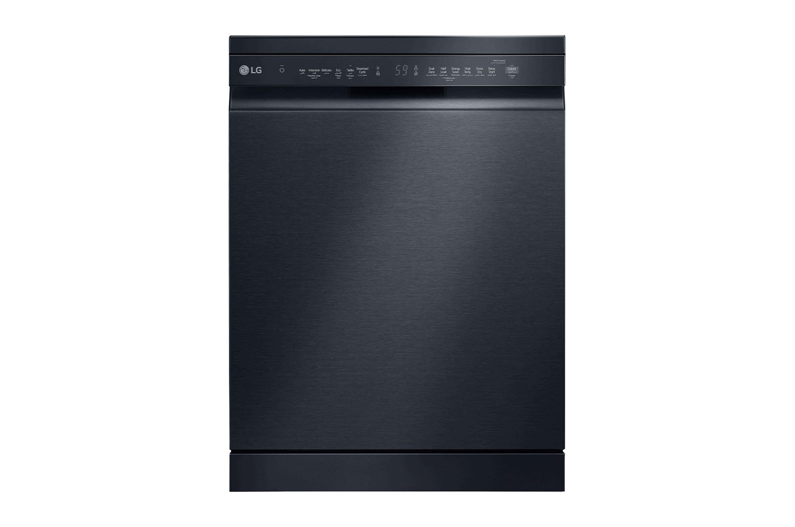 Lg matt black dishwasher top