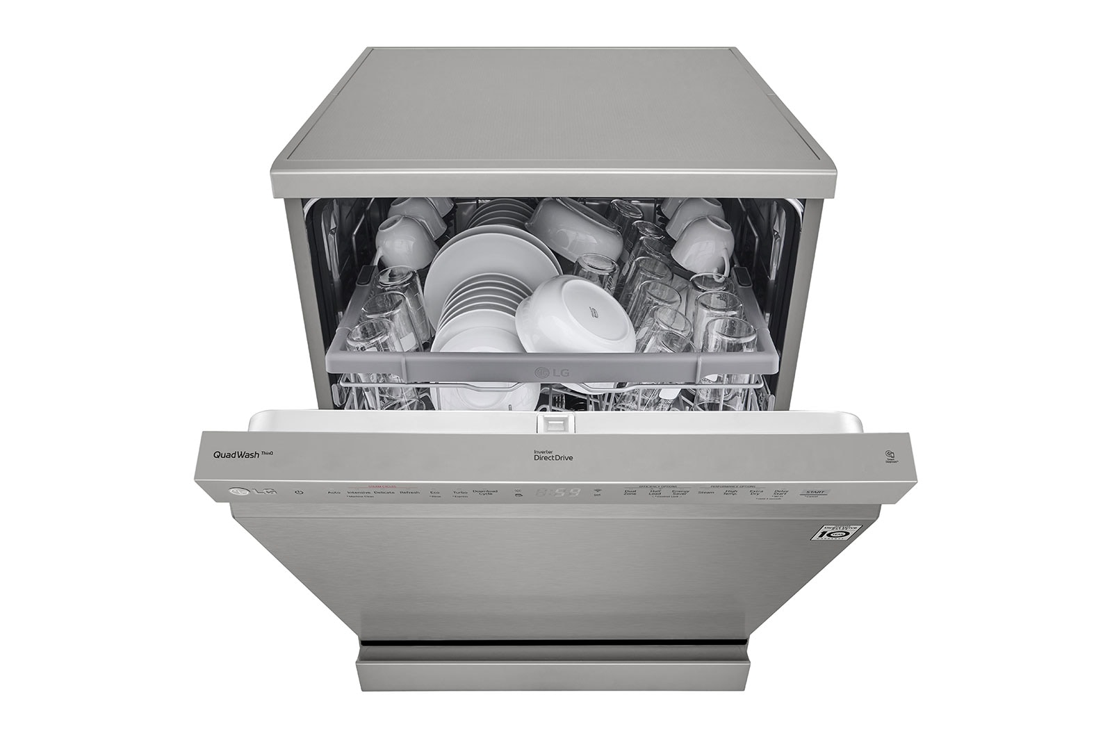 LG Quad Wash | 14 Place | Easy Rack | Turbo Cycle | Inver. Direct Drive, DFC532FP