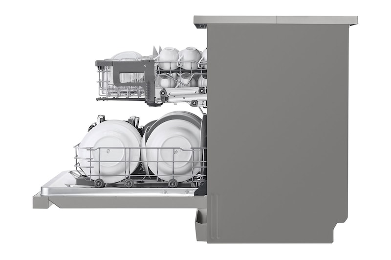 LG Quad Wash | 14 Place | Easy Rack | Turbo Cycle | Inver. Direct Drive, DFC532FP