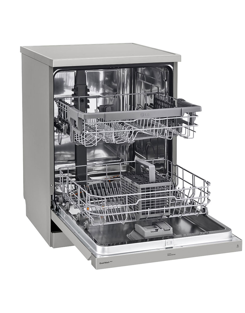 Quad Wash 14 Place Dishwasher Platinum Silver LG KSA LG SA