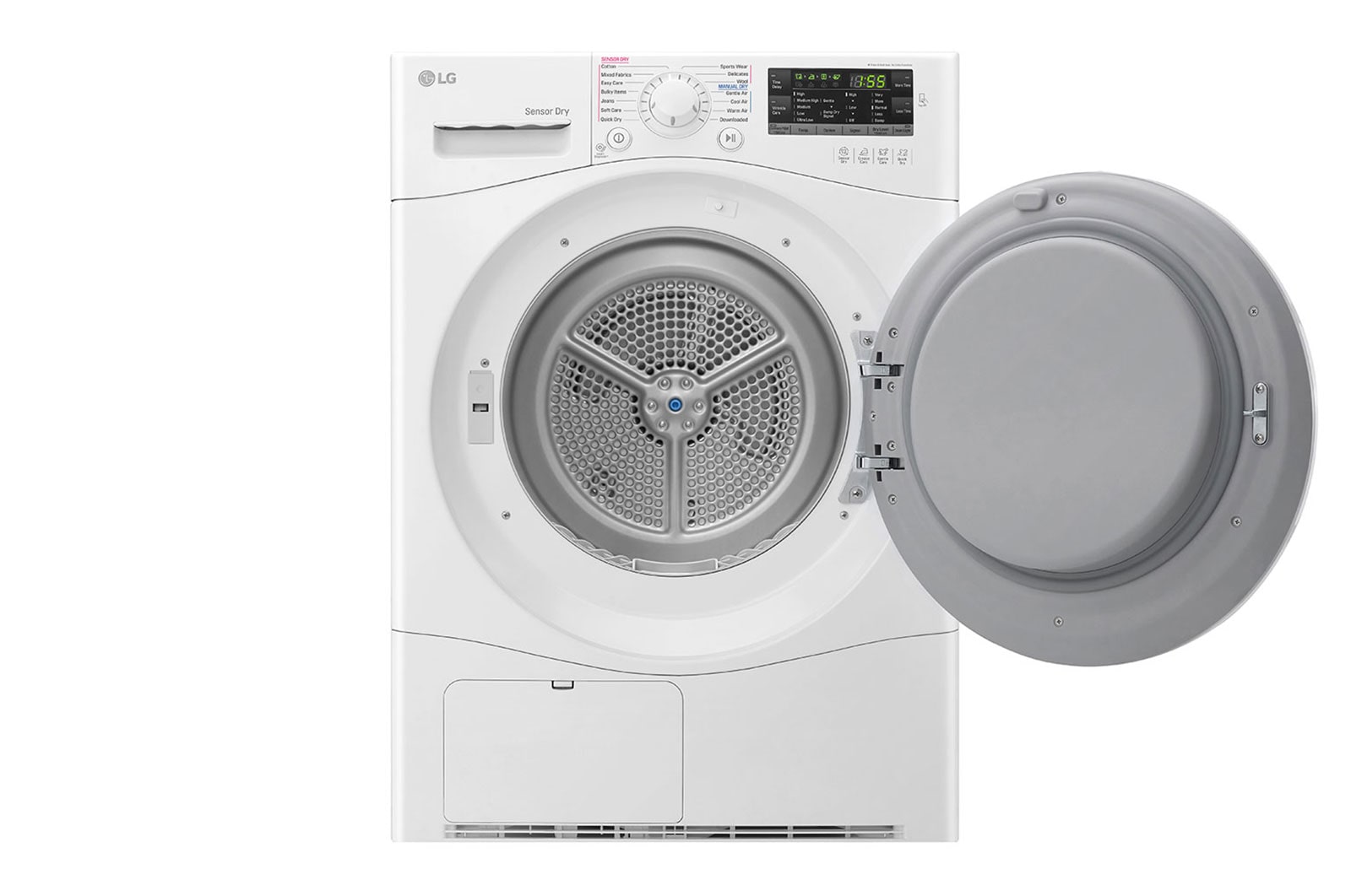 LG 7Kg Condensing Type Dryer, Sensor Dry, White Color, Smart Diagnosis , RC7066A1F