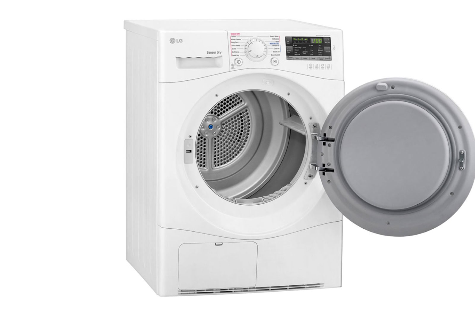 LG 7Kg Condensing Type Dryer, Sensor Dry, White Color, Smart Diagnosis , RC7066A1F