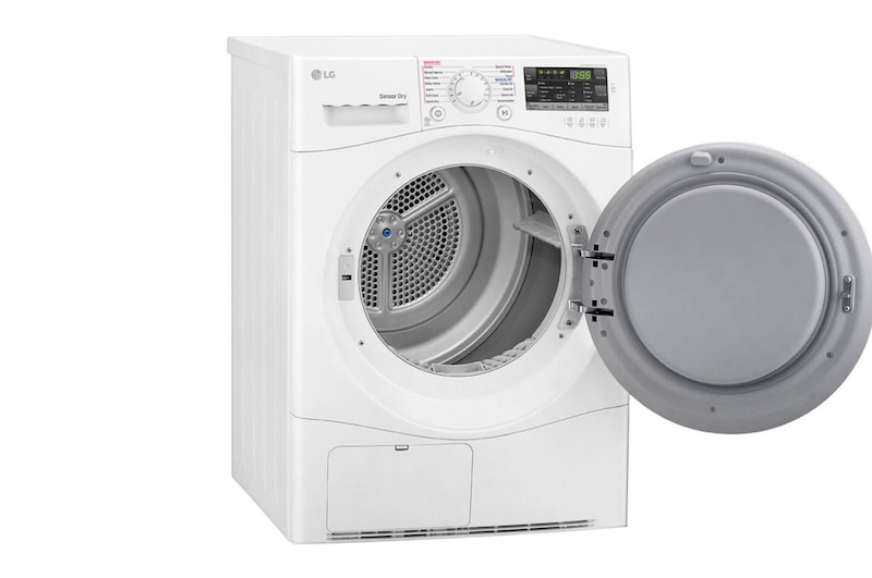 LG 7Kg Condensing Type Dryer, Sensor Dry, White Color, Smart Diagnosis , RC7066A1F