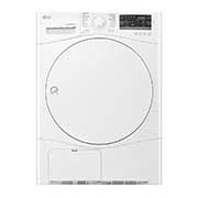 Front view of 7Kg Condensing Type Dryer, Sensor Dry, White Color, Smart Diagnosis  RC7066A1F