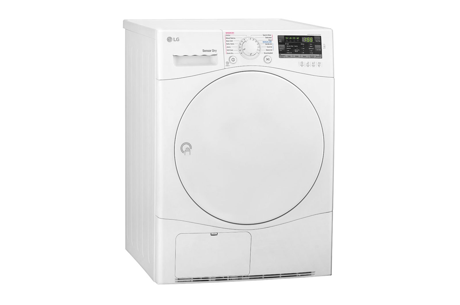 LG 7Kg Condensing Type Dryer, Sensor Dry, White Color, Smart Diagnosis , RC7066A1F