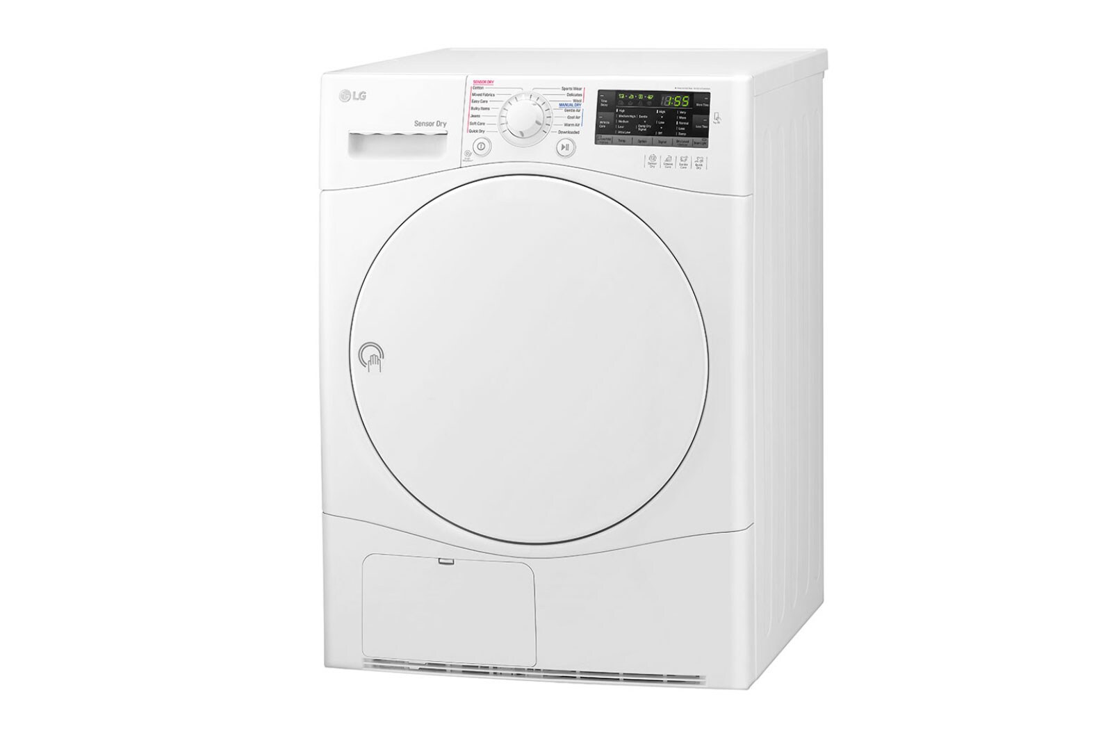 LG 7Kg Condensing Type Dryer, Sensor Dry, White Color, Smart Diagnosis , RC7066A1F