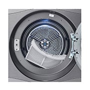 LG 7Kg Condensing Type Dryer, Sensor Dry, Stone Silver Color, Smart Diagnosis, RC7066G2F