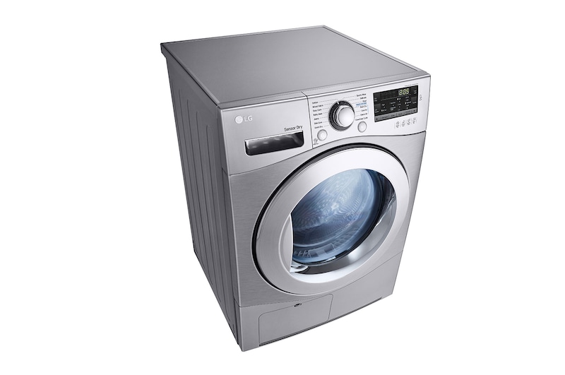 LG 7Kg Condensing Type Dryer, Sensor Dry, Stone Silver Color, Smart Diagnosis, RC7066G2F