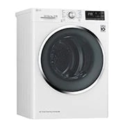 LG 9Kg DUAL Inverter Dryer, sensor dry, Allergy care, Drum care, White color, ThinQ (Wi-Fi), RC90V9AV2W