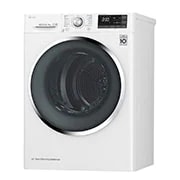 LG 9Kg DUAL Inverter Dryer, sensor dry, Allergy care, Drum care, White color, ThinQ (Wi-Fi), RC90V9AV2W